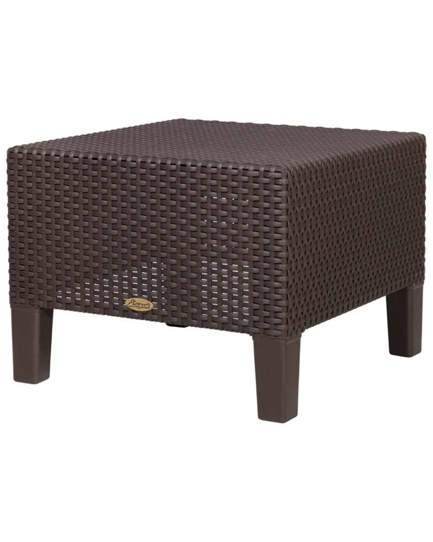 Lagoon Magnolia Rattan Side Table