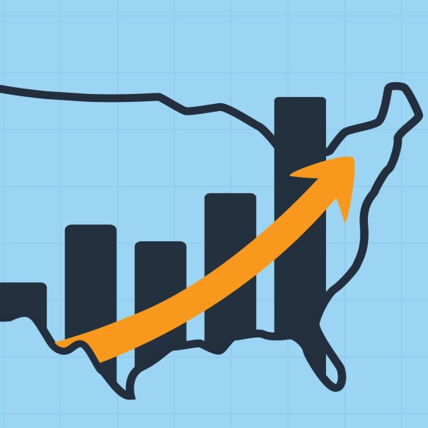 Economic Impact Report depicting rising trend