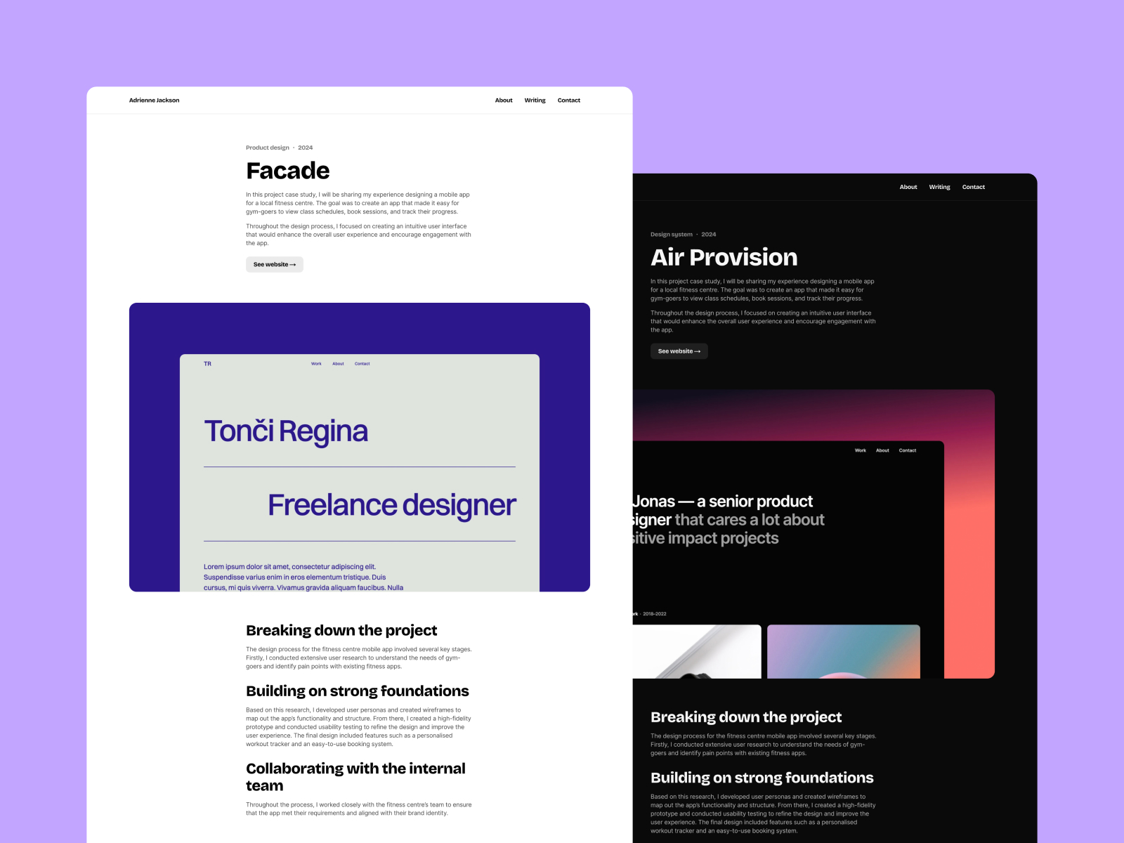 Lucid Portfolio · Framer Template