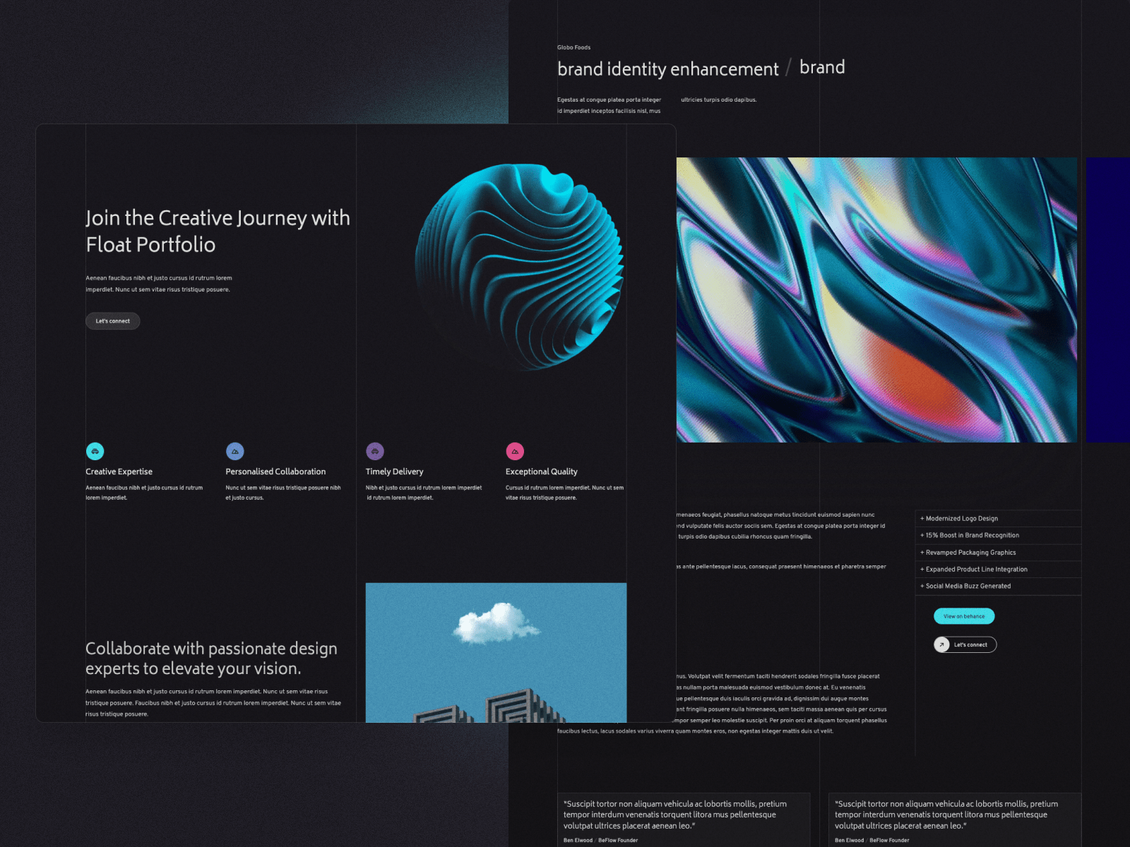 Float - Premium Webflow Portfolio Template