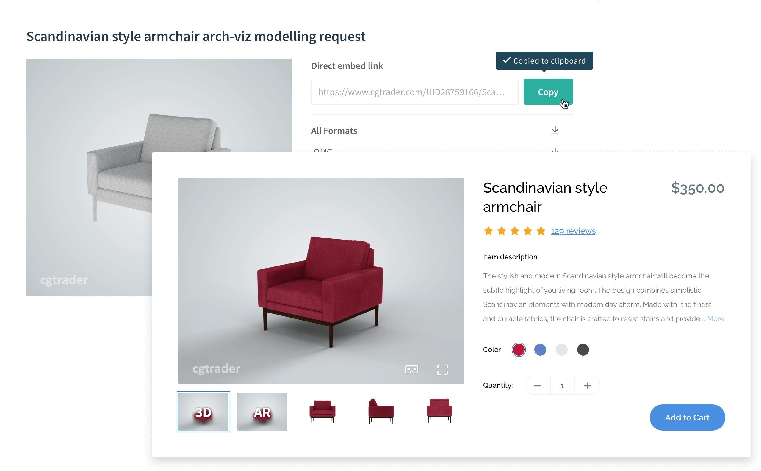 3D Visualization for e-Commerce