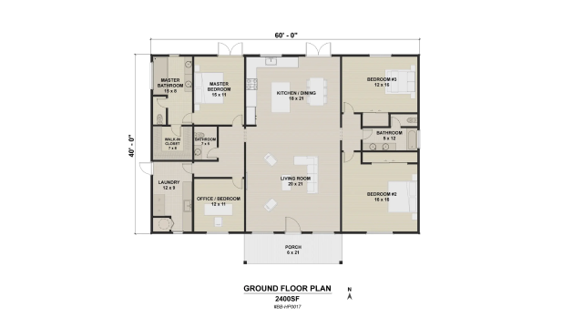 Residential ground floor plan