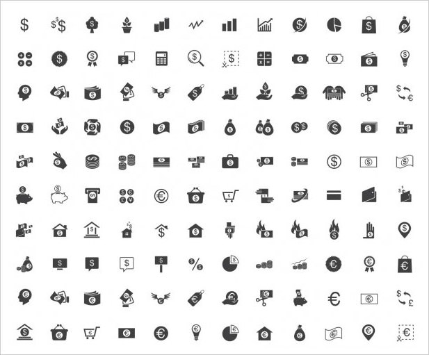 Currency icons