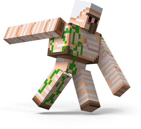 Minecraft Golem walking