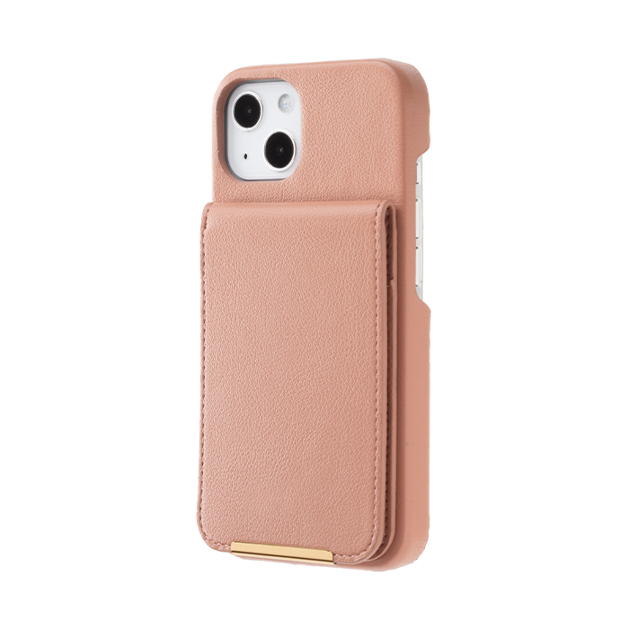 [iPhone13ケース]salisty(サリスティ)キャッシュレスケース slim　ミスティピンク