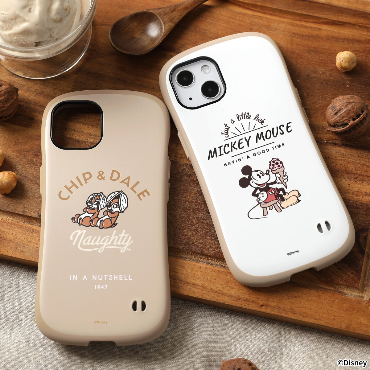 [iPhoneSE3 ケース]iFace First Class Cafe　ベージュ