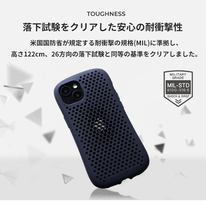 [iPhone 13/13 Pro/12/12 Pro/8/7/SE(第2/第3世代)専用]iFace × AndMesh MESH Grip Case