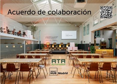 acuerdo de colaboración entre Impact Hub Madrid y ATA