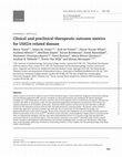 Research paper thumbnail of Clinical and preclinical therapeutic outcome metrics for USH2A-related disease