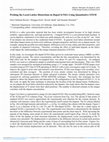 Research paper thumbnail of Ion channeling study of lattice distortions in chromium-doped SrTiO3 crystals