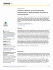 Research paper thumbnail of Stomach contents of the archaeocete Basilosaurus isis: Apex predator in oceans of the late Eocene