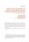 Research paper thumbnail of Capítulo 4. Avances y retos para Colombia en la protección de sus fronteras frente a la delincuencia organizada transnacional