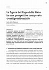 Research paper thumbnail of La figura del Capo dello Stato in una prospettiva comparata (semi)presidenziale