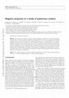 Research paper thumbnail of Magnetic properties of a family of quinternary oxalates