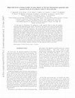 Research paper thumbnail of High Field Level Crossing Studies on Spin Dimers in the Low Dimensional Quantum Spin System Na2T2(C2O2)3(H2O)2 with T = Ni, Co, Fe, Mn