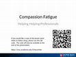 Research paper thumbnail of Compassion.Fatigue.3.