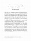 Research paper thumbnail of 'Garbage Archaeology Reloaded' -An Interdisciplinary Approach to Animal Bones as Raw Material Supplier at the Roman Site of Carnuntum (Austria)