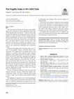 Research paper thumbnail of The Fragility Index in HIV/AIDS Trials