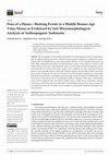 Research paper thumbnail of Fires of a House—Burning Events in a Middle Bronze Age Vatya House as Evidenced by Soil Micromorphological Analysis of Anthropogenic Sediments