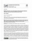 Research paper thumbnail of Review of "Police and International Peacekeeping Missions: Securing Peace and Post-Conflict Rule of Law"