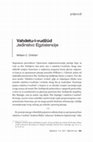 Research paper thumbnail of Vaḥdetu-l-vudžūd Jedinstvo Egzistencije