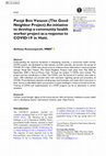 Research paper thumbnail of Pwojé Bon Vwazen (The Good Neighbor Project) An initiative to develop a community health worker project as a response to COVID-19 in Haiti