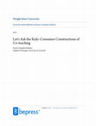 Research paper thumbnail of Let\u27s Ask the Kids: Consumer Constructions of Co-teaching