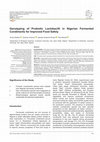 Research paper thumbnail of Genotyping of Probiotic Lactobacilli in Nigerian Fermented Condiments for Improved Food Safety