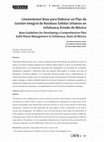 Research paper thumbnail of Lineamientos Base para Elaborar un Plan de Gestión Integral de Residuos Sólidos Urbanos en Ixtlahuaca, Estado de México