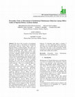 Research paper thumbnail of Personality Traits as Determinant of Institutional Misdemeanor Behaviour among Officer Cadets of Nigerian Defence Academy Kaduna