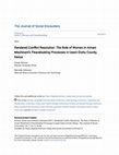 Research paper thumbnail of Gendered Conflict Resolution: The Role of Women in Amani Mashinani’s Peacebuiding Processes in Uasin Gishu County, Kenya