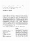 Research paper thumbnail of Criteria for recognition of localization and timing of multiple events of hydrothermal alteration in sandstones illustrated by petrographic, fluid inclusion, and isotopic analysis of the Tera Group, Northern Spain