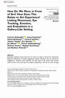 Research paper thumbnail of How Do We Move in Front of Art? How Does This Relate to Art Experience? Linking Movement, Eye Tracking, Emotion, and Evaluations in a Gallery-Like Setting