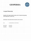 Research paper thumbnail of Quantify karstic aquifer potential recharge zones by integrated hydrogeology and GIS approaches, Northern Iran