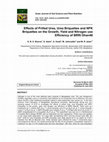 Research paper thumbnail of Effects of Prilled Urea, Urea Briquettes and NPK Briquettes on the Growth, Yield and Nitrogen use Efficiency of BRRI Dhan48