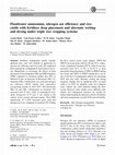 Research paper thumbnail of Floodwater ammonium, nitrogen use efficiency and rice yields with fertilizer deep placement and alternate wetting and drying under triple rice cropping systems