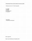 Research paper thumbnail of Relationships between animal nutrition and manure quality; a literature review on C, N, P and S compounds