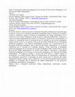 Research paper thumbnail of El desempeño profesional pedagógico de los docentes de las Escuelas Pedagógicas en la dirección del trabajo independiente