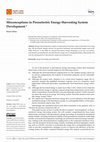 Research paper thumbnail of Misconceptions in Piezoelectric Energy Harvesting System Development