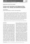 Research paper thumbnail of Evidence and Contestation in the Indigenous Policy Domain: Voice, Ideology and Institutional Inequality