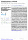 Research paper thumbnail of Emotional Intelligence in the Context of Personal Dispositions Development of Students - Future Psychologists