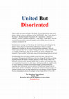 Research paper thumbnail of United but Disoriented by Edip Yuksel et al 1997