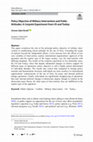 Research paper thumbnail of Policy Objective of Military Intervention and Public Attitudes: A Conjoint Experiment from US and Turkey