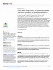 Research paper thumbnail of Living with “long COVID”: A systematic review and meta-synthesis of qualitative evidence