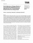 Research paper thumbnail of Field Calibration of Fatigue Models of Cementitiously Stabilized Pavement Materials for Use in the Mechanistic-Empirical Pavement Design Guide