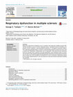 Research paper thumbnail of Respiratory dysfunction in multiple sclerosis