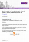 Research paper thumbnail of Facies variability and depositional settings of Laguna Salada de Chiprana, an Iberian hypersaline lake