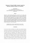 Research paper thumbnail of Gigerenzer's 'external validity argument'against the heuristics and biases program: an assessment