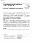 Research paper thumbnail of Sacrificed: Ontario Healthcare Workers in the Time of COVID-19