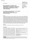 Research paper thumbnail of Neuroplasticity in children and adolescents in response to treatment intervention: A systematic review of the literature